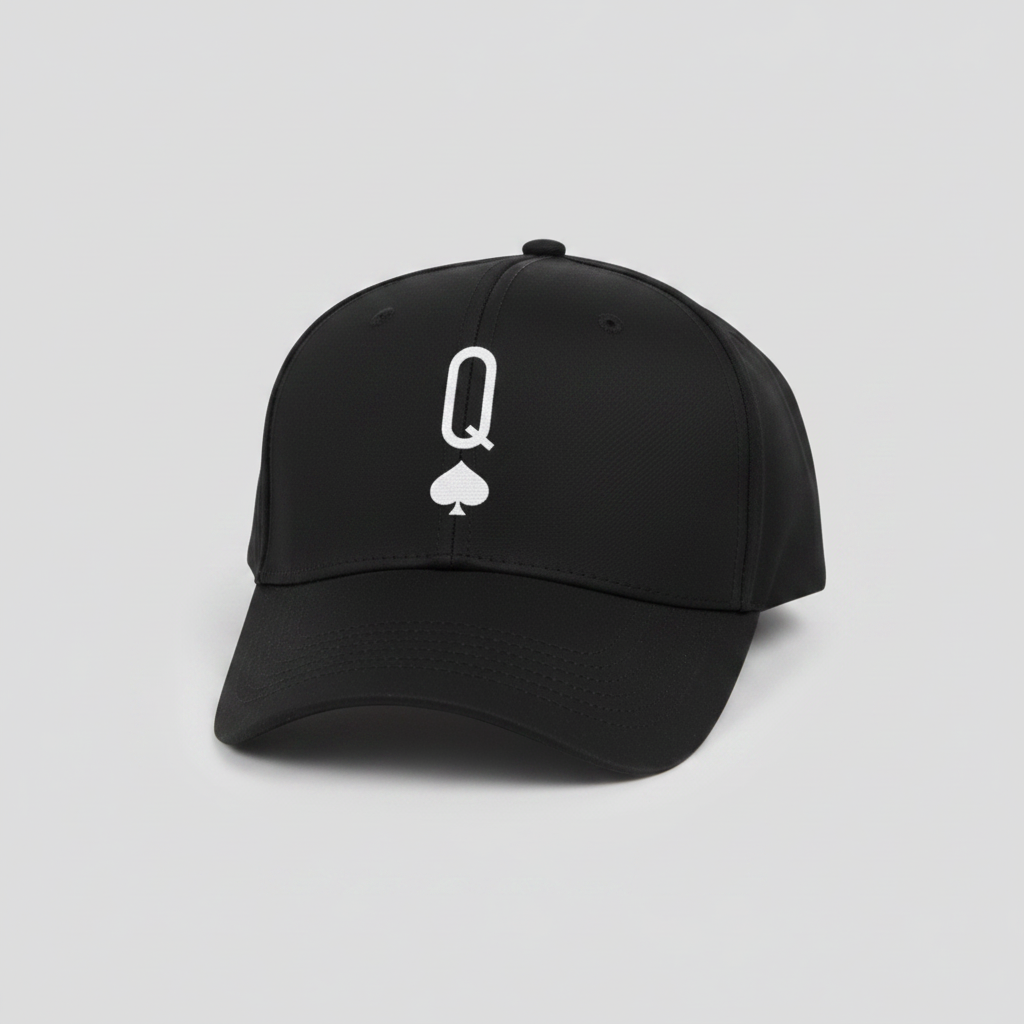 Black Fit Queen hat styled with matching Bodied Bloom activewear set